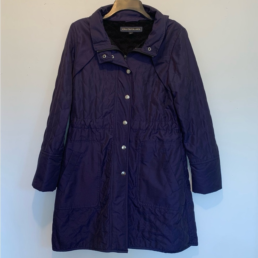 Kristen Blake Rain Resistant Fleece Lined Hooded Jacket Small